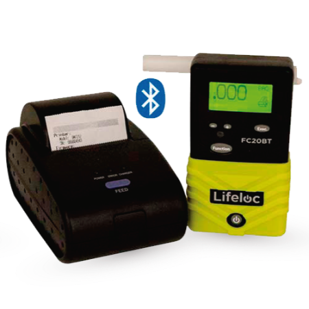 Alcoholímetro FC20BT - c/ Imp. y Bluetooth - LIFELOC