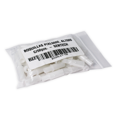 Boquillas para Alcoholimetros AL6000/AL7000 - Paquete con 50 piezas - Sentech