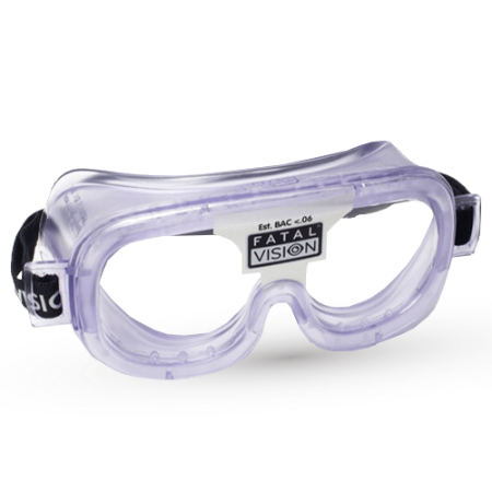 Goggle Etiqueta Blanca Vision Clara - Fatal Vision