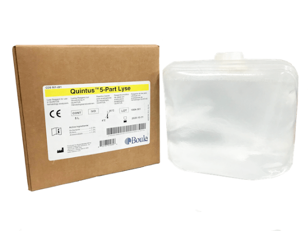 Lisante Hematológico Quintus 5-Part Lyse en Reactivo para Analizadores Quintus - 1 X5 Litros - Boule