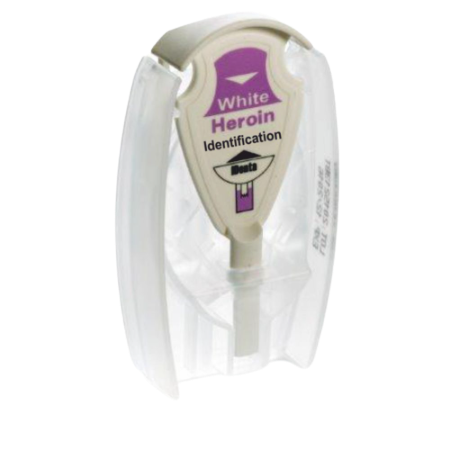 Prueba para Identificacion de Heroina Blanca Modelo Cusper - caja con 10 pruebas - IDenta