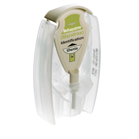 Prueba para Identificacion de Mandrax Modelo Cusper - caja con 10 pruebas - IDenta