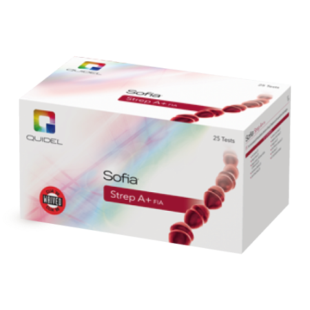 Prueba Sofia para Estreptococos A + Kit - Caja con 25 pruebas - Quidel