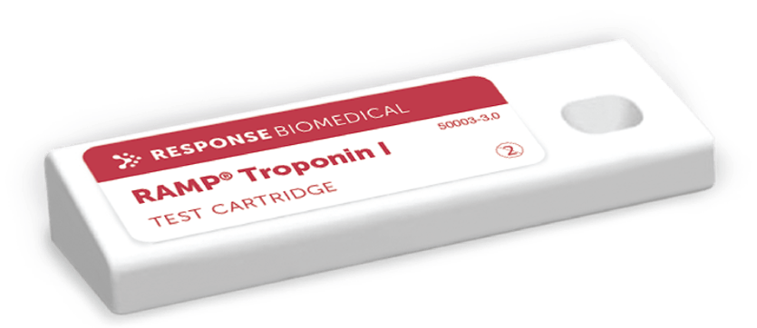 Prueba RAMP para detección de Troponina I en Cassette - caja con 25 pruebas - Response