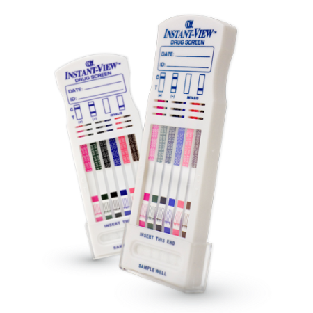 Panel Instant-View Multidrogas de 5 parametros (AMP/BAR/COC/MET/THC) - caja con 25 pruebas