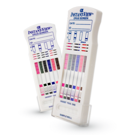 Panel Instant-View Multidrogas de 5 parámetros (AMP/BZD/COC/MET/THC) - caja con 25 pruebas