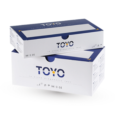 Prueba Toyo para deteccion de Sifilis (Treponema Pallidium) en Anticuerpos (IgA/IgM/IgG) en Cassette - caja con 50 pruebas - Turklab