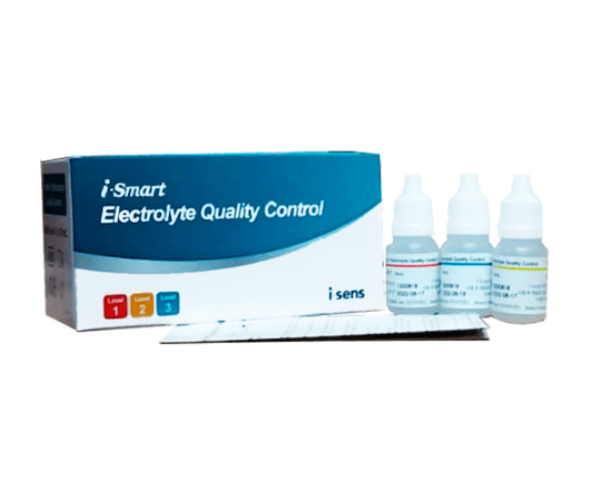 Control de Calidad para Analizador de Electrolitos i-Smart 30 PRO - 3 x10 mL (Nivel 1,2,3) - i-Sens