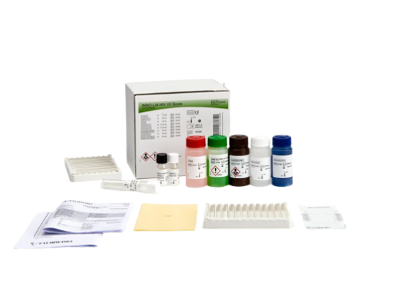 Prueba INNO-LIA para detección de anticuerpos del virus de la inmunodeficiencia humana (VIH 1, 2 Score) por inmunoensayo lineal - caja con 20 pruebas - Fujirebio