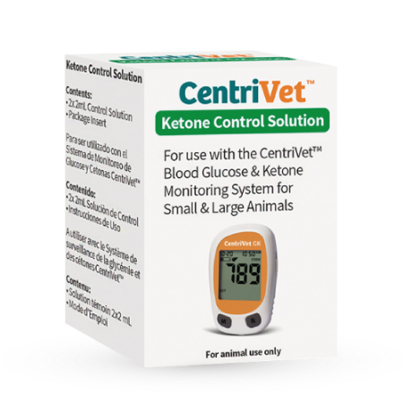 Solución de control de cetona para CentriVet GK - caja con 2 soluciones de 2 mL - Acon
