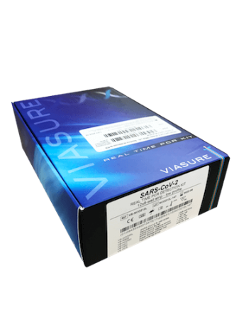 Prueba Viasure para detección de SARS-CoV-2 en genes (ORF1ab y N) por PCR en Tiempo Real (LP) - Kit en tira para 96 pruebas - CerTest