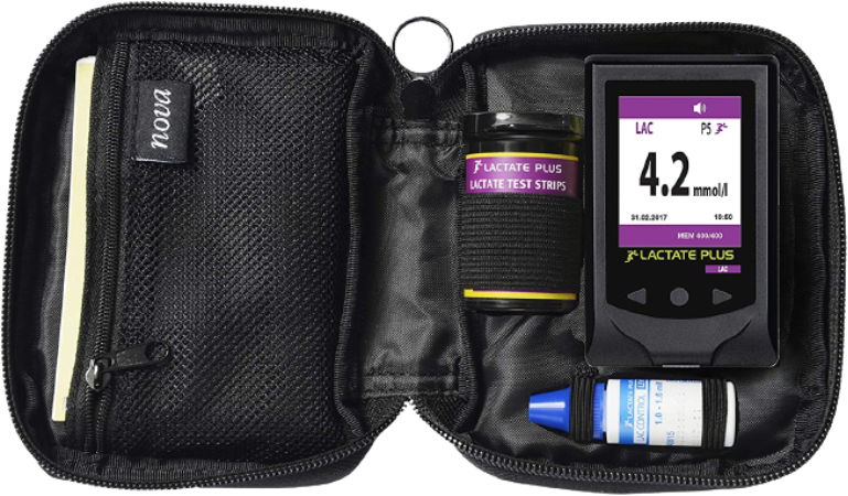 Control líquido nivel 1 para medidor de lactato plus deporte - 1 frasco - Nova Biomedical