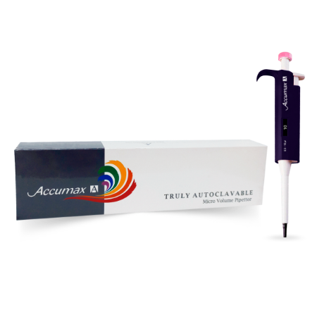 Micropipeta de 1 canal con volumen variable de 0.5 a 10 ul Accumax A