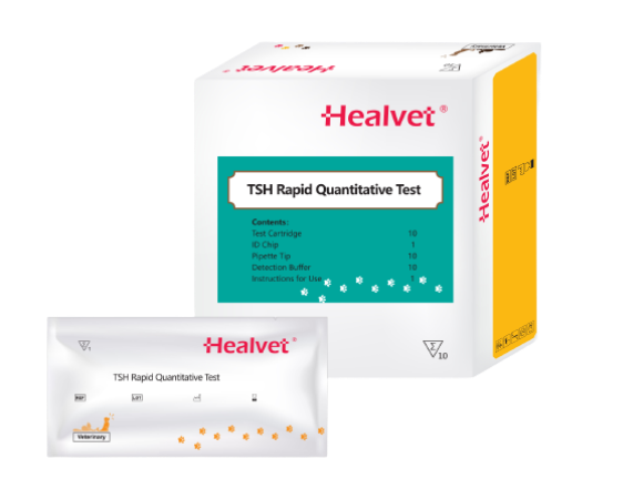 Prueba Rápida Cuantitativa de TSH (Tirotropina) - Caja con 10 pruebas - Healvet
