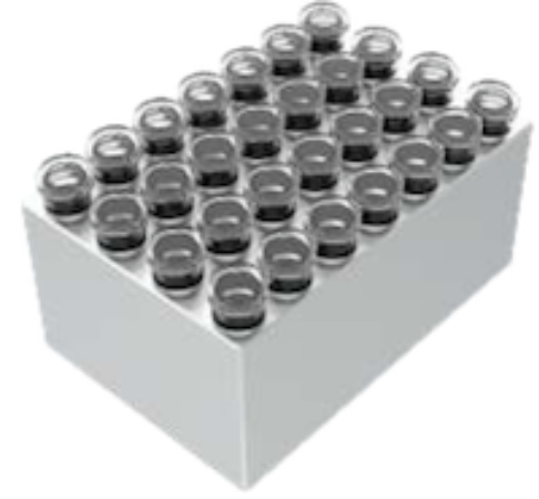 Bloque para 28 microtubos de 1.5/2ml para baño seco iTherm D150-1 - Neuation