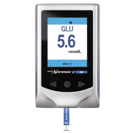 StatStrip Xpress-2 Glucometro con medidor eyector (mg/dl) Incluye batería (Gen-2)