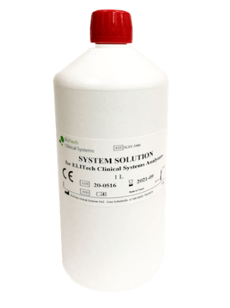 Consumible System Solution 1x1L - VitalScientific (Elitech) Clinical Systems.
