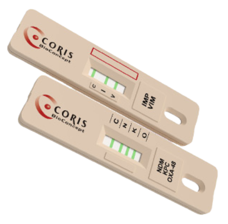 Prueba de diagnóstico rápido in vitro Resist-5 para la detección de carbapenemasas tipo OXA-48, KPC, NDM, VIM e IMP en cultivo bacteriano- Kit con 20 pruebas