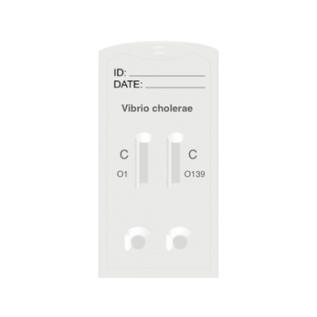 Prueba para detección cualitativa de Vibrio cholerae O1 y O139, en heces humanas - Caja con 10 piezas - Certum