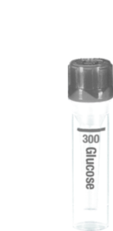 300 Fluoruro/heparina, 300 µl, cierre gris, fondo plano 1 Corrugado con 10 cajas de 100 pz c/u