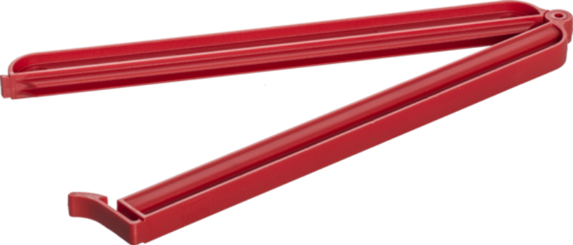 Clip de cierre, (LxAn): 220 x 12 mm, PA Caja con 25 pz