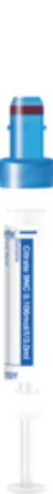 Citrato 3,2%, 5 ml, cierre azul, 92 x 11 mm, con etiqueta de papel 1 Corrugado con 10 cajas de 50 pz c/u