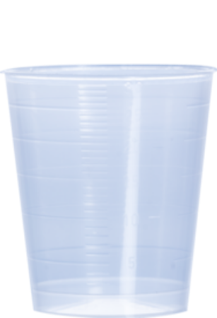 Vaso médico 30ml, PP, NT Caja con 3,750 pz