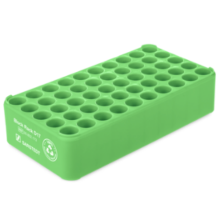 Gradilla Rack D17, 50 orificios, PP, VD Caja con 20 pz Individuales