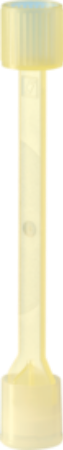 Filtro válvula Seraplas®, V15, amarillo (para tubos de 15,3 mm.) 1 Corrugado con 10 cajas de 100 pz c/u
