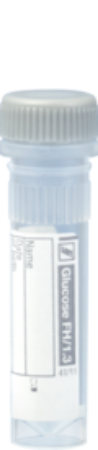 Microtubo preparado muestra de 1.3ml Fluoruro + Heparina, TR 1 Corrugado con 10 cajas de 100 pz c/u