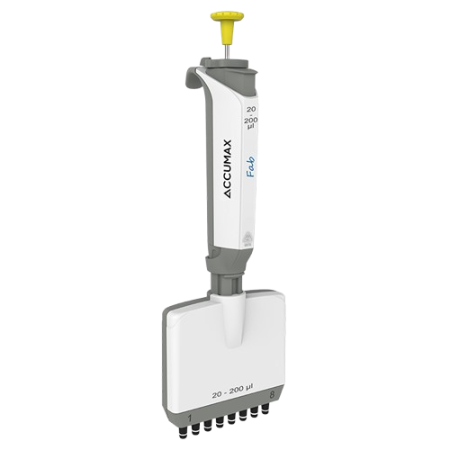 Micropipeta FAB para 8 canales de 20 - 200ul - Accumax
