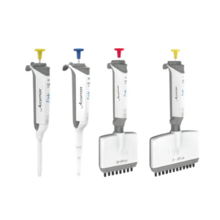 Micropipeta FAB para 8 canales de 0,5-10 ul - Individual - Accumax