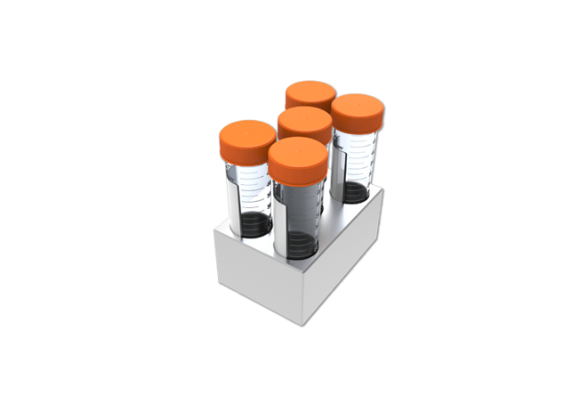Bloque de tubos 5 x 50 ml para Baño seco digital iTherm D150-1 - Neuation
