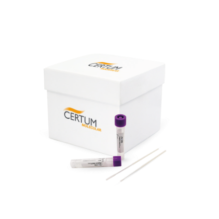 Kit de Panel Respiratorio Plus (34 patógenos) para 6 pruebas con kit de medios de transporte incluido - Certum PCR