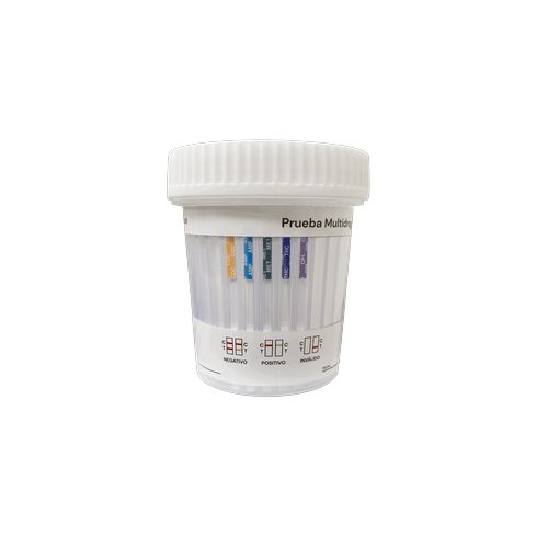 Frasco One Second de 5 parámetros (COC300/ AMP1000/ MET1000/ THC50/ OPI2000) - caja con 25 pruebas